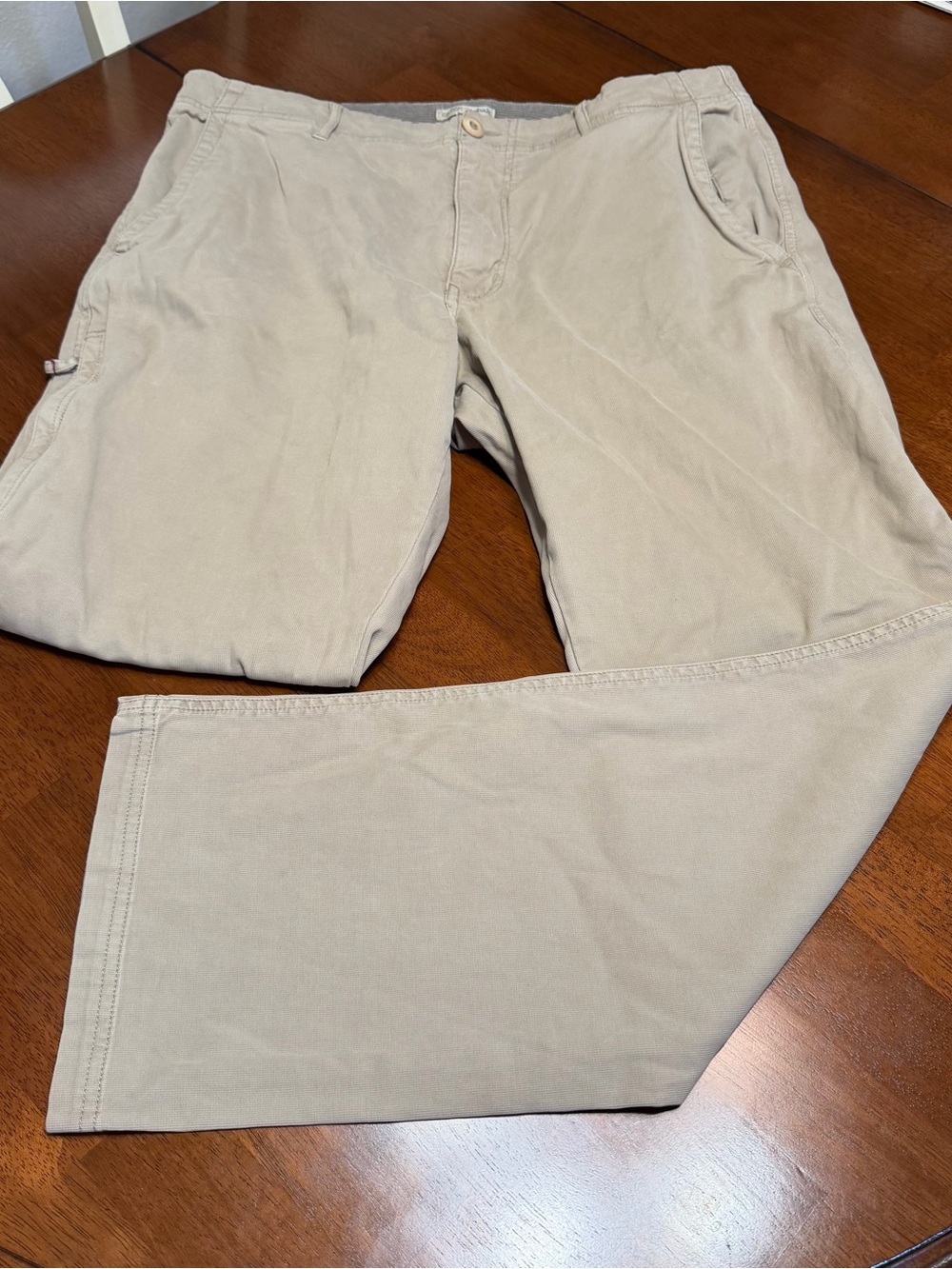 Carbon 2 Cobalt Mens Tan Bedford Corduroy Utility Pants Khaki Cotton Size 36x31
